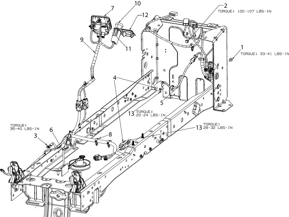 Electrical Diagram and Parts List for XT1-LT46EFI (13A9A1CN009)(2017) Cub Cadet Lawn Tractor